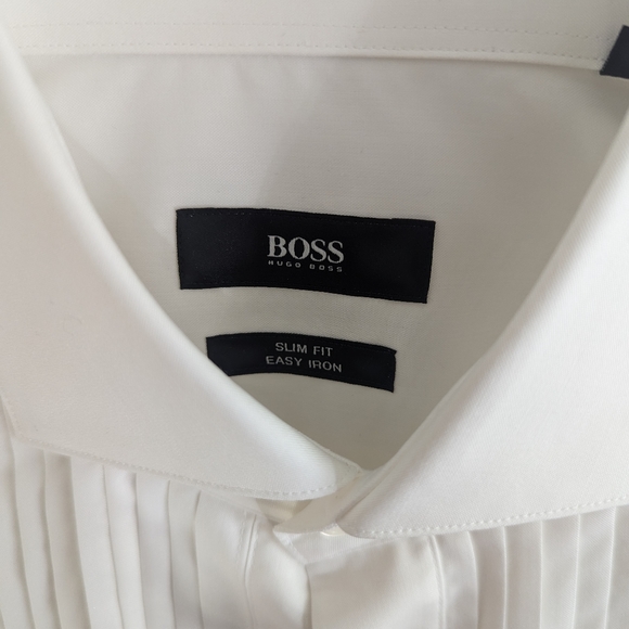 Hugo Boss Tuxedo Shirt - 14.5 - Picture 2 of 6